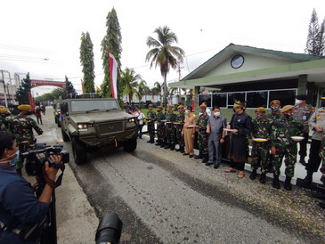 Acara Tradisi Penerimaan Alutsista Baru (Rudal Starstreak) Batalyon Arhanud 13/PBY dan I/BB TA 2020