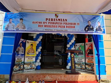 Wawako Pekanbaru Meresmikan Kantor UPT Pendapatan Pekanbaru IV
