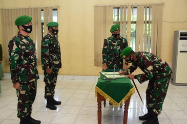 Danrem Pimpin Sertijab 2 Kasi Korem 031/WB