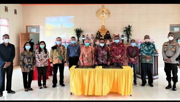 Vihara Mustika Kasih Maitreya Desa Kundur Diresmikan