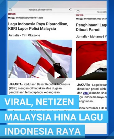 Projo Riau Minta Pemerintah Malaysia Serius dalam Menindak Pelaku Pelecehan Lagu Kebangsaan Indonesia dan Lambang Garuda