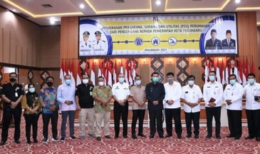 Walikota Pekanbaru Terima PSU dari para Pengembang Perumahan