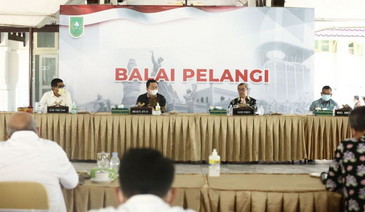 Gubri Pimpin Rakor Percepatan Pembangunan Insfratruktur di Provinsi Riau