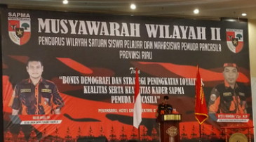 Ketua B2P3 Riau Hadir Muswil II Sapma Pemuda Pancasila