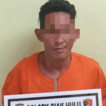 Cabuli anak bawah umur Pria di Kampar Riau meringkuk di tahanan.