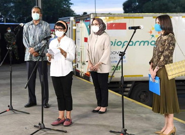 Vaksin Covid-19 dari Skema Multilateral Tiba di Indonesia
