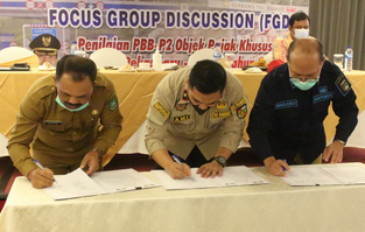 Bapenda Kota Pekanbaru Sepakati MoU PBB-P2 Atas Objek Tol Pekanbaru-Dumai