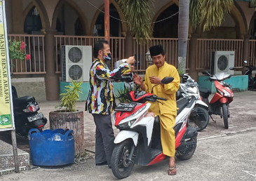 Aksi Giat DPC PKN Bengkalis untuk memutus mata rantai Covid-19