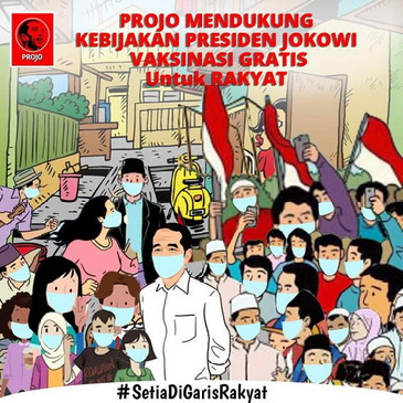 Projo Riau : Puskesmas, Kantor Desa dan Posyandu harus menjadi Sentra Vaksinasi Gratis