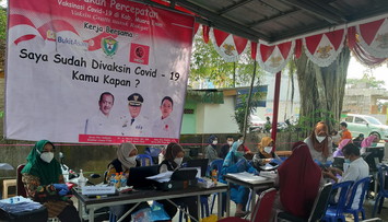 Projo Muara Enim: Gerakan Percepatan Vaksinasi COVID-19 Vaksin Gratis Untuk Rakyat