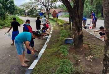 Kerja Bakti Gereja Bethel di Perayaan  HUT  ke-76  RI.