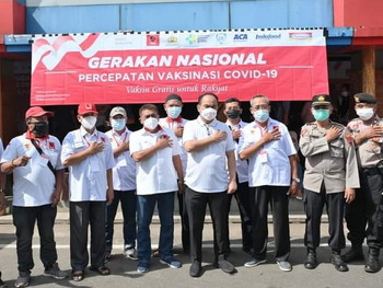 Ketum Projo Buka Gerakan Vaksin Gratis di Jateng