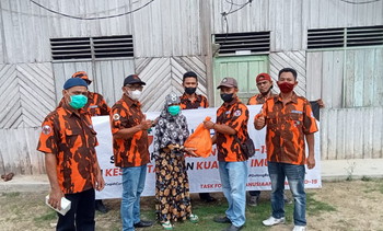 Pemuda Pancasila dan indika foundation Salurkan sembako