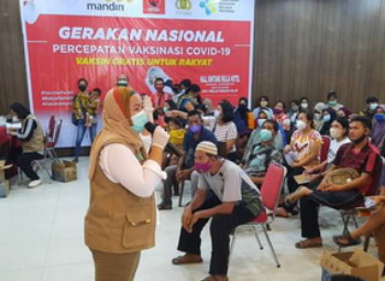 Projo kembali guyur warga Rohil dengan 2.000 dosis vaksin