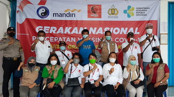 Projo menggandeng Perkumpulan Sosial "Budi Dharma" Menyalurkan Vaksin Gratis untuk Rakyat.