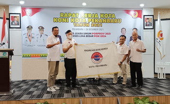 Kick Boxing Indonesia  Resmi masuk Anggota KONI Pekanbaru