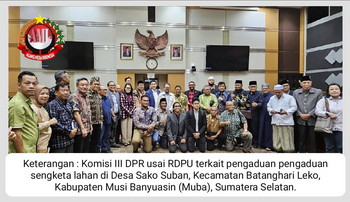 Kembali Terkait Tambang Ilegal, Komisi III DPR Minta Bareskrim Polri Hentikan Aktivitas Tambang Batubara di Sumsel