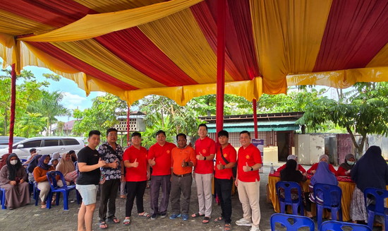 Perdana Gelar Baksos se RW 04  Hut ke 12 Dewa Chu Hu Tai Din  -Tua Lang Kong Pekanbaru.