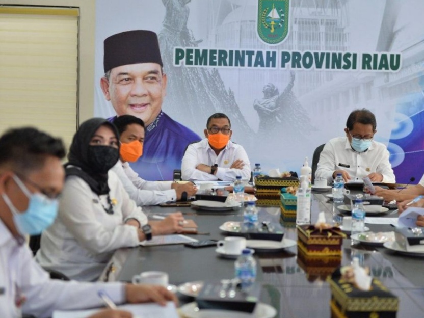 Wagubri Gelar Raker TKPK Riau Tahun 2020