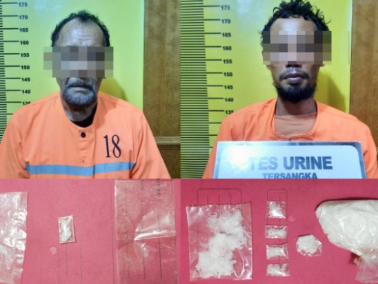 Edarkan Sabu, Kakek di Bengkalis Riau mendekam di tahanan.